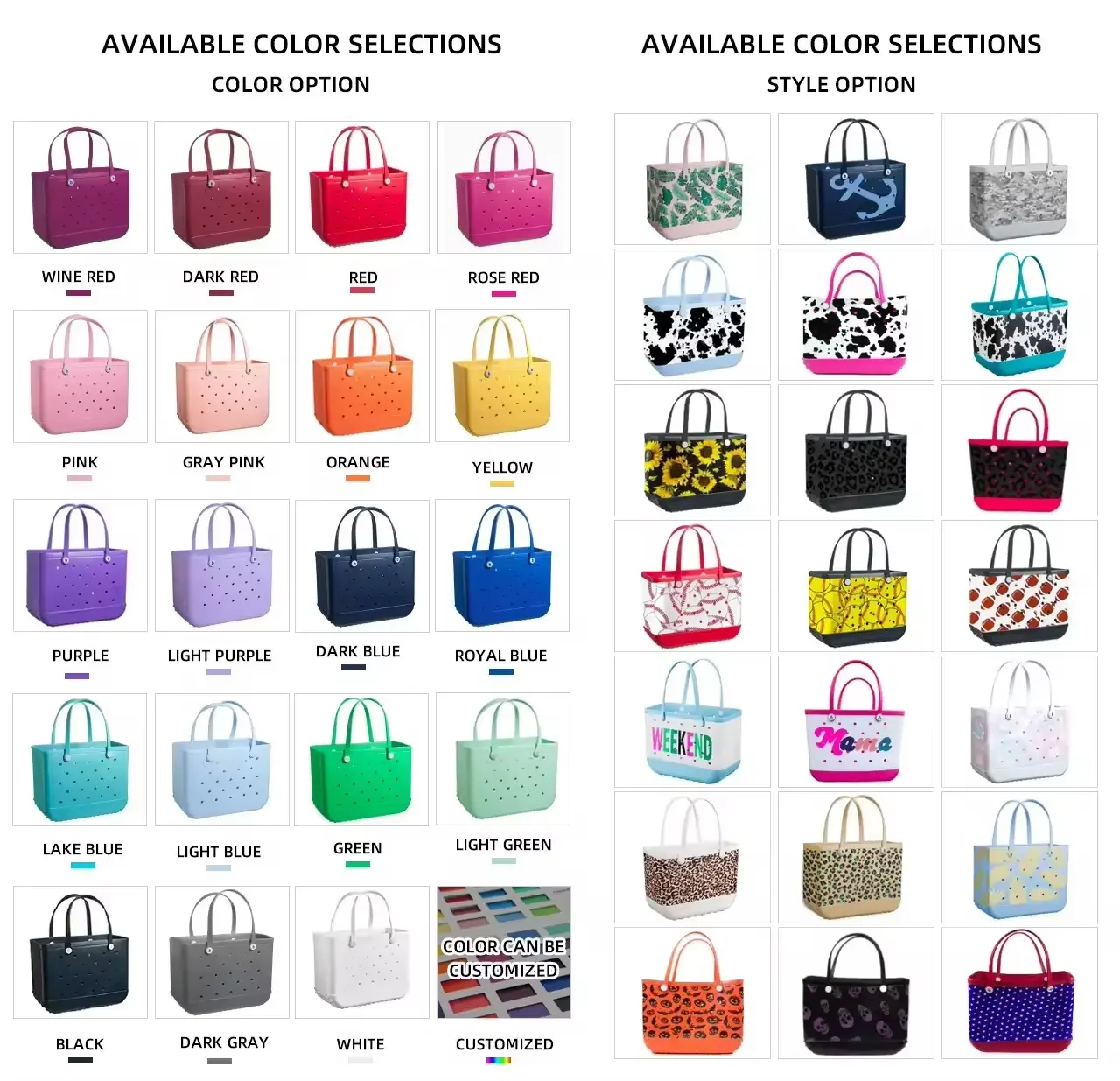 CUSTOM EVA BAG